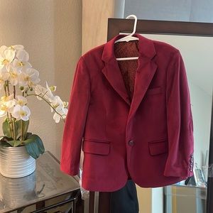 Adorable velvet boys blazer Worn Once!